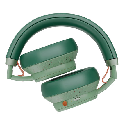Fairbuds XL kõrvaklapid Jätkusuutlikud mürasummutavad kõrvaklapid (juhtmevabad, kuni 30 tundi aku tööiga, hübriid-ANC, USB-C), rohelised
