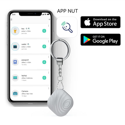Nutale võtmeotsija, leia võtmed rakenduse Bluetooth abil - iOS ja Android - esemete jälgimise tugi, kaugjuhtimispult, hea idee kadunud esemete jaoks