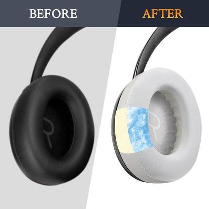 SOULWIT Cooling Gel Replacement Ear Pads for Bose 700 (NC700 NC 700) Noise Cancelling Headphones, Earpads with Softer Leather and Noise Reducing Foam, Quality Accessories