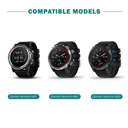 TUSITA laadija, mis ühildub Garmin Descent Mk1 Mk2 Mk2i Mk2S Mk3i X50i G1 G2 Solar seadmega, 1M - GPS-nutikellade lisatarvikud
