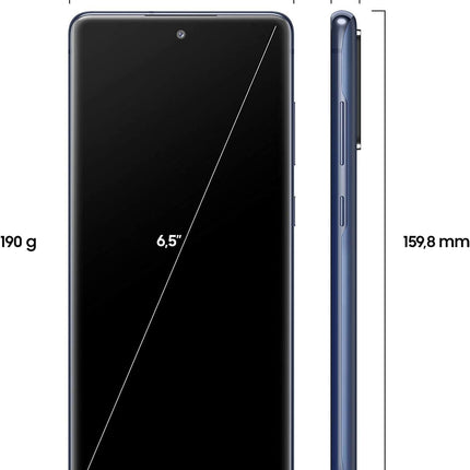 Samsung Galaxy S20 FE 5G Smartphone, 6.5-inch Super AMOLED Display, 4,500 mAh Battery, 32MP Selfie Camera, Fan Edition - German Version (128GB with 5G, Cloud Navy), SM-G78