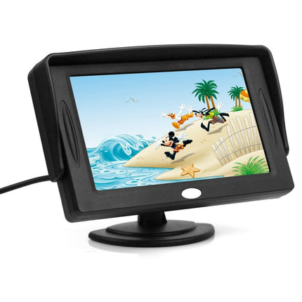 Üldine 10,92 cm TFT LCD värviline monitor 16:9 auto tahavaatekaamera ja parkimisabi GPS jaoks
