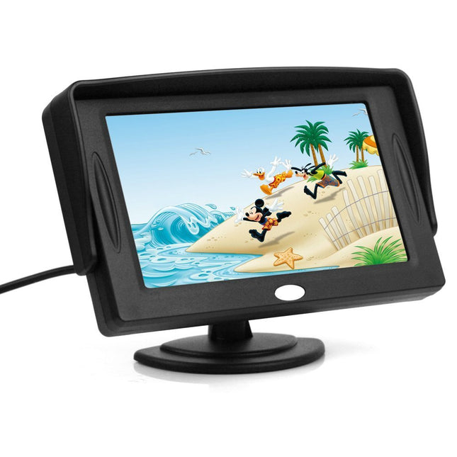 Üldine 10,92 cm TFT LCD värviline monitor 16:9 auto tahavaatekaamera ja parkimisabi GPS jaoks