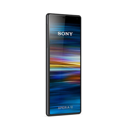 Sony Xperia 10 nutitelefon (15,24 cm (6 tolli) 21:9 Full HD+ ekraan, 64 GB salvestusruum, kaks SIM-kaarti, jagatud ekraan, Android 9) must