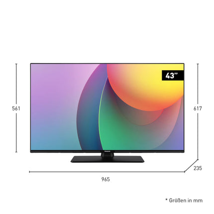 Panasonic TB-43W60AEZ, W60 Series 43-inch 4K Ultra HD LED Smart TV, 2024, TiVo, 4K color engine, Dolby Vision &amp; Atmos, Game Mode Plus, for an exceptional visual experience
