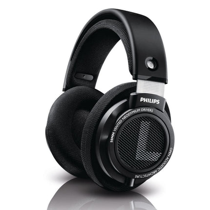 Philipsi SHP9500/00 HiFi kõrvaklapid 50 mm neodüümkaablitega, mustad