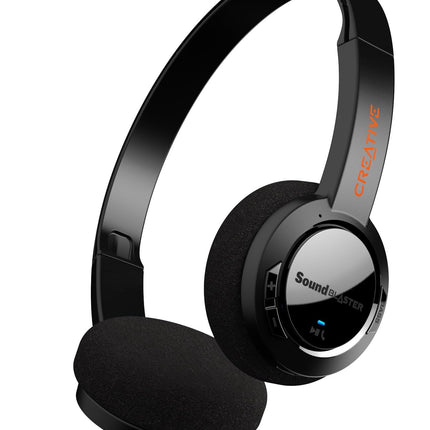 Sound Blaster JAM V2 kerged juhtmevabad kõrvapealsed Bluetooth 5.0 kõrvaklapid USB-C liidese, aptX madala latentsusega, aptX HD, mitmepunktilise ühenduvuse, hääletuvastuse ja mürasummutusega ning 22-tunnise akueaga.