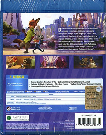 Walt Disney Company Brd Zootropolis [Blu-ray]