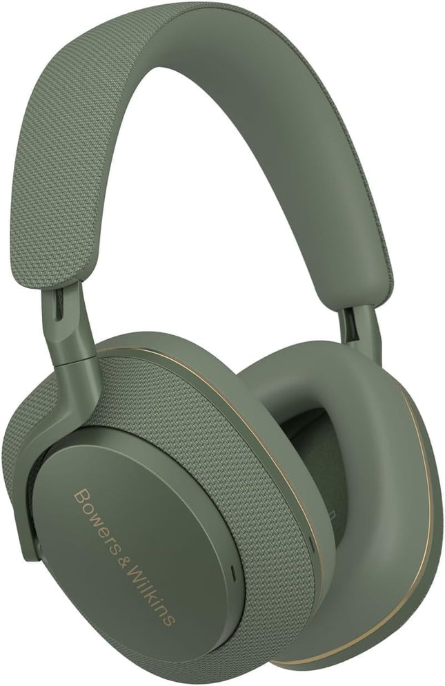 Bowers &amp; Wilkins PX7 S2e kõrvaklapid, juhtmevabad mürasummutavad kõrvaklapid Qualcomm aptX™ adaptiivse ja kiire laadimisega, 30 tundi taasesitust, kuus sisseehitatud mikrofoni, metsaroheline
