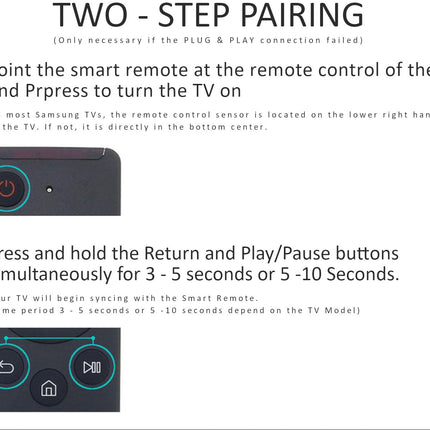 azurano remote control for Samsung BN59-01298D, BN5901298D, Voice