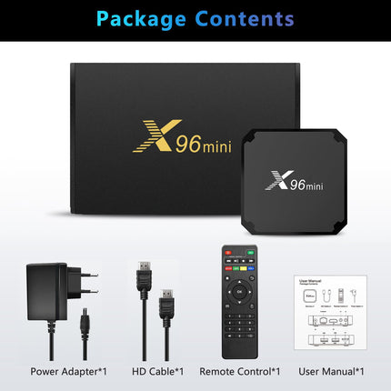 Android TV Box 4k, X96 Mini Android 11.0 nutiboks, voogedastusmeediapleier, Amlogic S905W2 neljatuumaline RAM 2GB ROM 16GB, kahekordne 2.4G/5.8G WiFi, HDR+ nutikoduboks telerile koos teleri puldiga