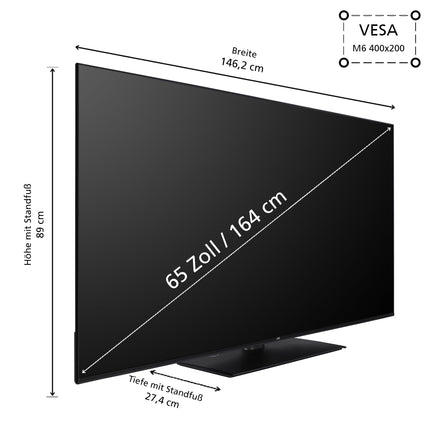 JVC QLED-teler 65-tolline TiVo-toega nutiteler (4K UHD, HDR Dolby Vision, Dolby Atmos, kolmekordne tuuner, 6 kuud HD+ garantiid kaasas) LT-65VUQ3455