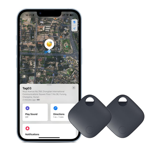 Võtmeleidja 2 tk, nutikas iOS-i silt rakendusele Find My, Bluetooth-jälgija, kadumisvastane kohvri, rahakoti, koera, kassi, võtmete, eakate dementsuse, laste jaoks, veekindel, vahetatav aku