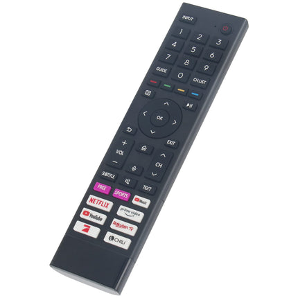 ALLIMITY ERF3I80H kaugjuhtimispuldi asendus Hisense 4K Ultra HD telerile A6GG A4EG 43A6GG 50A6GG 55A6GG 65A6GG 70A6GG 75A6GG 32A4EG 40A4EG A6FG 43A6FG 50A6FG 55A6FG 58A6FG 65A6FG 70A6FG 76A6FG