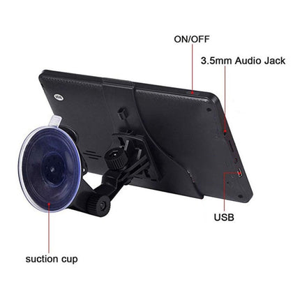 Car GPS Navigation, 7-inch HD Display, Car PND GPS Navigation, 256MB FM GPS Navigation for CE 6.0 for Vehicle, Bus, Truck (European Version)