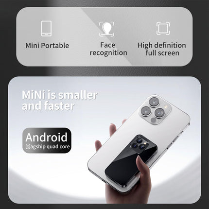 Hipipoo mininutitelefon, 4G väiketelefon 3,0 tolli, kaks SIM-kaarti, 2600mAh aku, 2MP+5MP topeltkaamerad, lastetelefon näotuvastusfunktsiooniga, täiskasvanute varutelefon