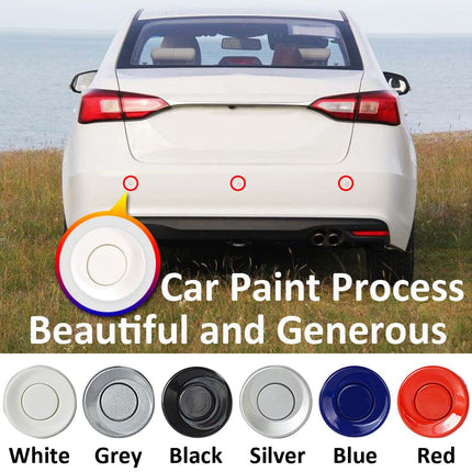 MOCNT Car Parking Aid 8 Sensors Reversing Aid Vehicle Reversing Alarm Parking System Rear Parking Sensors Reversing Parking Aid Reversing Radar System Buzzer Alarm Warning Blue