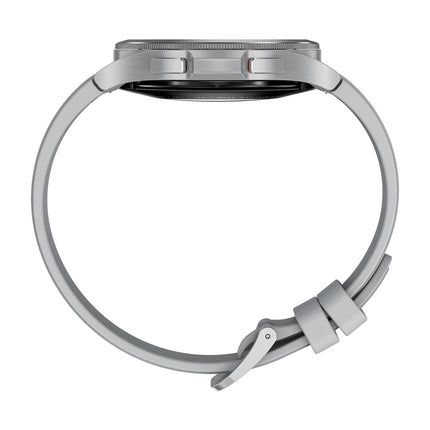 Samsung Galaxy Watch4 Classic, Round Bluetooth Smartwatch, Wear OS, Rotating Bezel, Fitness Watch, Fitness Tracker, 46 mm, Silver