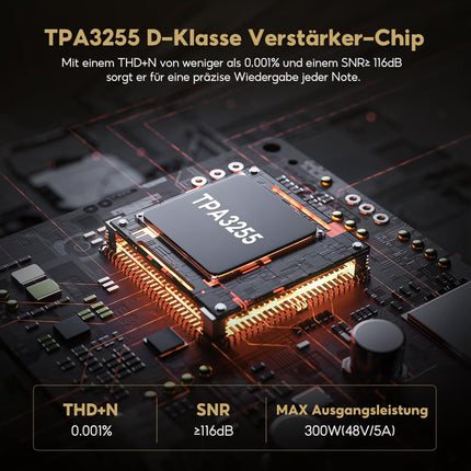 AIYIMA A70 monovõimendi PFFB TPA3255 mini-D-klassi võimendiga, subwooferiga, HiFi kodukino vastuvõtja RCA/XLR/trigger sisendiga, riiulikõlaritele, passiivkõlarid, 48V/5A toiteplokk.