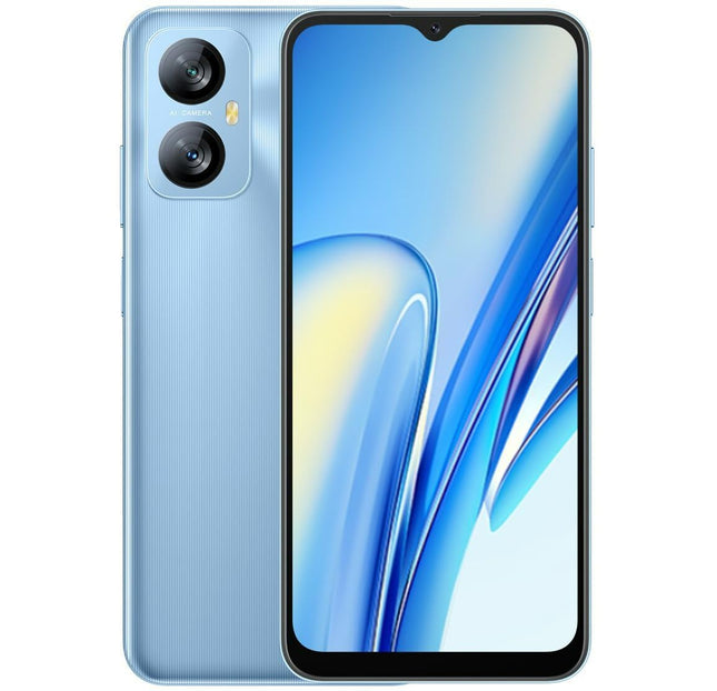Blackview A52(64GB) Unlocked Mobile Phone, 3GB 64GB (1TB External SD), 6.5'' Waterdrop Screen, 13MP+5MP, Dual-SIM Android 12 Smartphone, 5180mAh Battery, Face Unlock &amp; Fingerprint Blue