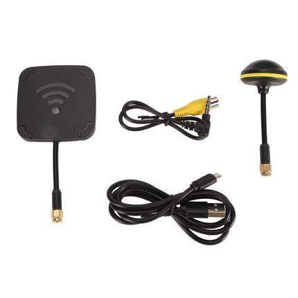 FPV prillid, videoprillid, 5.8G RC õhusõiduk, FPV kvadrokopteri drooni prillid, DVR, 4.3-tolline ekraan, 800 X 480 ekraan, 16:9 ekraan, FPV videoprillid 3.7V-ga, 2000