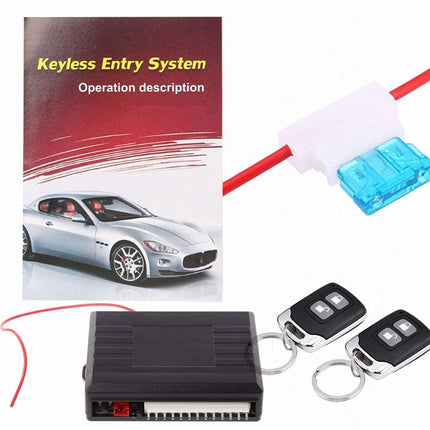 Car Keyless Entry System, Universal Keyless Access System Car Radio Remote Control Trunk Release Car Keyless Entry System Kit Door Lock Central Locking Remote Control Kit