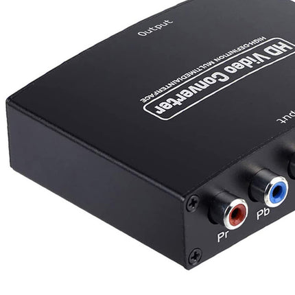 Nicoone YPbPr-HDMI-ühilduv komponendi-HDMI-ühilduv video-audio adapter DVD-mängukonsooli ja HDTV-monitori vahel