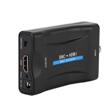 Tonysa BNC to High Definition Multimedia Interface Video Converter, 1080P/720P BNC to High Definition Multimedia Interface HD Adapter Compatible with HDCP HDMI1.3 Surveillance Monitor