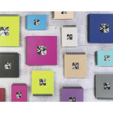 Hama fotoalbum Jumbo 36x32 cm (spiraalalbum 50 musta leheküljega, fotoalbum pärgamendist vaheseintega, album liimimiseks ja ise kujundamiseks) beež
