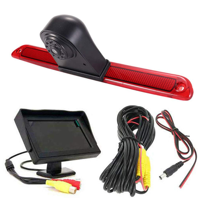 HD autoveoki tagurdussüsteem, pidurituled, tahavaatekaamera, kaubiku parkimiskaamera, parkimisabid reguleeritava nurgaga, ühildub Mercedes Benz Sprinter W906 W907 W910 316 CDI/VW Crafter Caravelle'iga