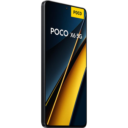 Poco X6 Pro 5G nutitelefon, 12+512GB lukustamata telefon, 120Hz 6,67" 1,5k AMOLED ekraan, 64MP OIS kolmekordne kaamera, 5000mAh, 67W turbolaadimine, kahekordne SIM-kaart, must