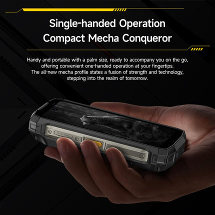 Ulefone Armor Mini 20 4G õues kasutatav nutitelefon, peopesasuurune, Helio G99 16GB+256GB, 6200mAh aku, juhtmevaba laadimine, 64MP+50MP öönägemiskaamera, 4.7" HD+90Hz, IP68 veekindel, Android 14, NFC