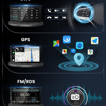 MISONDA sisseehitatud DAB+ topelt-DIN Android 14 autoraadio 4 GB + 64 GB Skoda Fabia 3 III 2015-2019 jaoks, kaamera ja mikrofon toetab WiFi/GPS/Carplay/DSP/kiirkäivitust/BT/RDS 9-tolline IPS