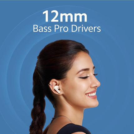 Xiaomi Redmi Buds 4 Active Bluetooth 5.3 kõrvasisesed kõrvaklapid, võimas bass, nutikas puutetundlikkus ja kuni 28-tunnine aku tööiga - valged