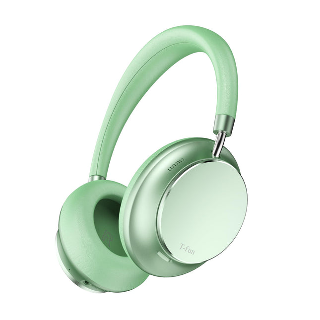 T-fun NC35 hübriidkõrvaklapid aktiivse mürasummutusega, juhtmevabad ruumilise heliga kõrvaklapid, läbipaistvusrežiim, Bluetooth 5.3, ekvalaiser rakenduse kaudu, 55 tundi mänguaega reisimiseks/tööks