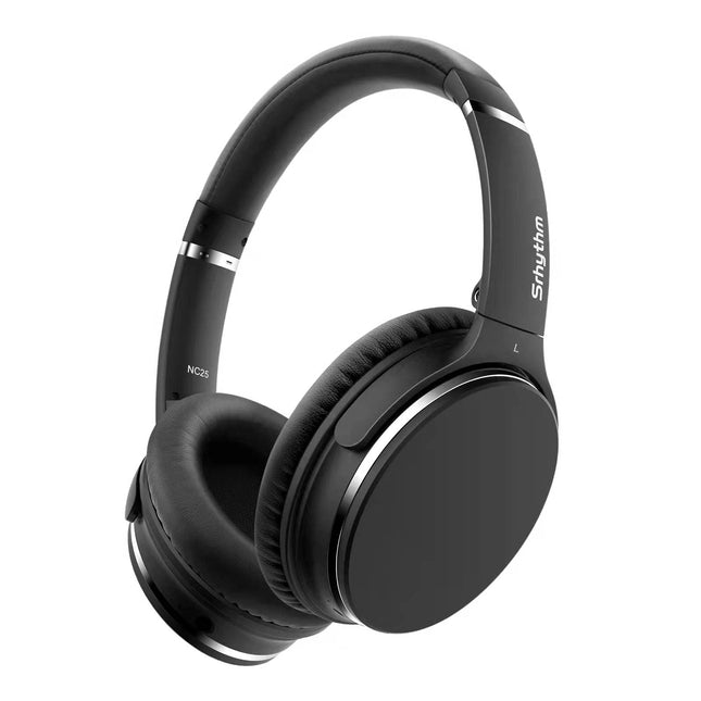 Srhythm NC25 mürasummutavad kõrvaklapid Bluetooth 5.3 juhtmevabad, 50 tundi mänguaega, kiirlaadimine, kahe seadme ühendus, ülikerged kõrvaklapid ANC-ga mikrofoniga, mängu-/läbipaistvusrežiim