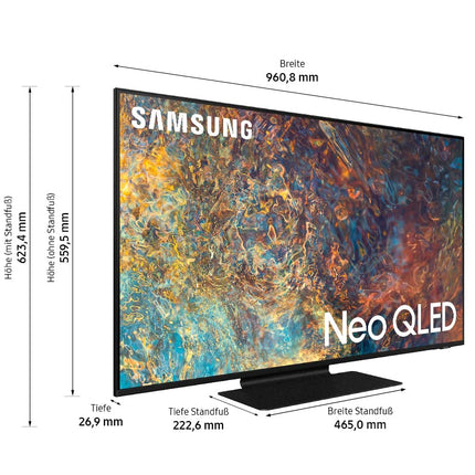 Samsung Neo QLED 4K teler QN90A 43-tolline (GQ43QN90AATXZG), Quantum HDR 1500, Quantum Matrix tehnoloogia, Motion Xcelerator Turbo+ [2021]