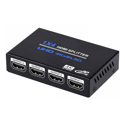 Ozvavzk 4K HDMI jaotur 1 sisend 4 väljund samaaegselt HDMI jaotur 4 monitori peegel HDMI jaotur 1 sisend 4 väljund toetab 4K UHD HDCP1.4 3D 1080P Full HD pikamaa edastust alalisvoolutoitega
