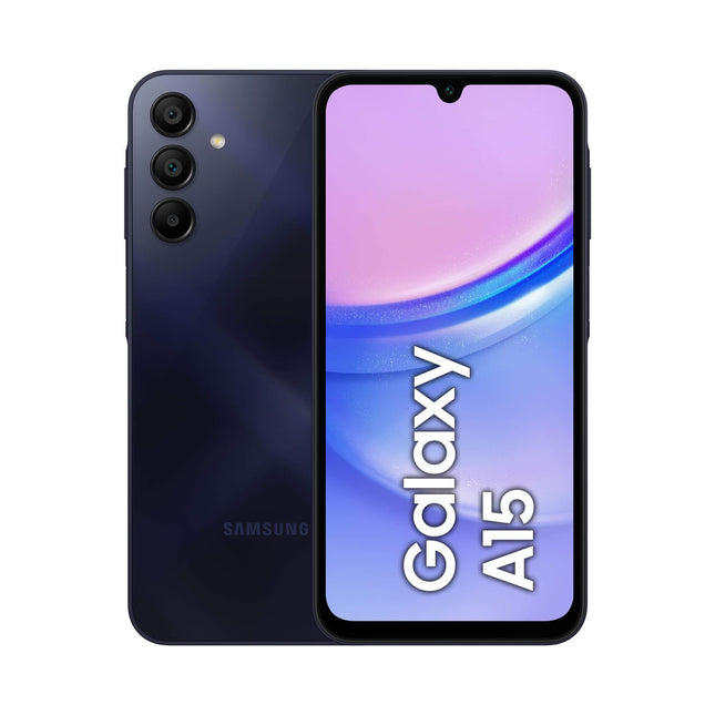 Samsung SM-A155F Galaxy A15 kahe SIM-kaardi pesa 4GB RAM 128GB sinine must EU
