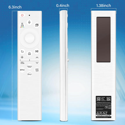 Samsungi asenduspult, BN59-01391A päikeseenergial laetav hääljuhtimispult Samsungi nutitelerile, universaalne Samsungi teleritele - kaugjuhtimispuldid, mis ühilduvad Samsungi 2021-2023 Neo LED nutiteleriga 4K HD