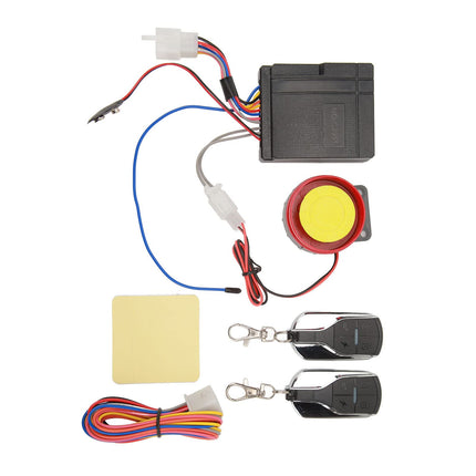 Motorcycle alarm system, 12 V, universal remote control, alarm set for scooter, motorcycle
