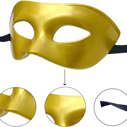 Meeste ja naiste Veneetsia Rooma peo poolnäo, silmadega, kreeka stiilis mütoloogilises stiilis maskeraadimask, mis sobib Halloweeni jõuludeks, Mardi Gras peoks