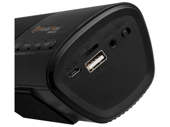 Musicman Mini Soundbar Bluetooth V5.1 FM-raadio, USB ja AUX-sisendiga BT-X54
