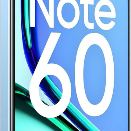 realme Note 60 – Android nutitelefon, kahe SIM-kaardiga 4G, 6,74-tolline 90 Hz LCD-ekraan, 6 GB muutmälu ja 128 GB ROM-mälu, 5000 mAh aku, 32 MP kaamera, sinine, adapterit pole