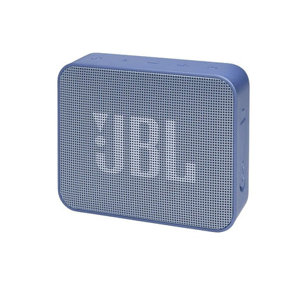 JBL GO Essential small Bluetooth speaker - Blue – Waterproof, portable speaker for on the go – Up to 5 hours of playback time on a single charge