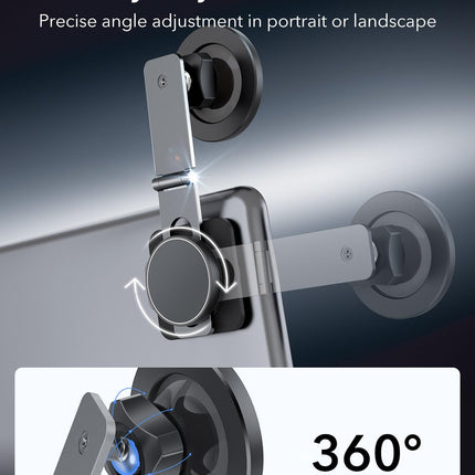 ESR autotelefonihoidik Magsafe autokinnituse, armatuurlaua ja Tesla puutetundliku ekraani jaoks. Magnetiline autotelefonihoidik iPhone 16/16e/15/14/13/12/Samsung/Android ja kõigile nutitelefonidele (2 metallrõngaga).