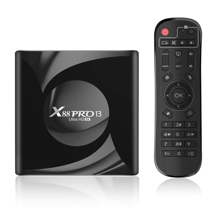 Android 13.0 teleriboks, Android Box 2 GB RAM 16 GB ROM RK3528 neljatuumaline Cortex-A53 graafikakaart Mali-450 tugi 8K 10/100M LAN enteret 2.4G/5G kahesageduslik WiFi 6 BT 5.0 USB 2.0/3.0