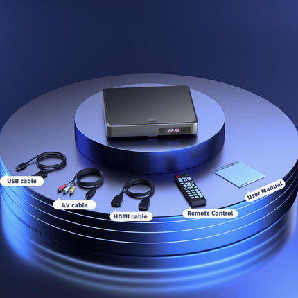 Desobry DVD-mängija telerile, DVD-mängija USB/TF-sisenditega, DVD-mängija HDMI-ga, kaasas HDMI/RCA-kaabel, piirkonnavaba DVD-mängija, veaparandus, mürasummutus
