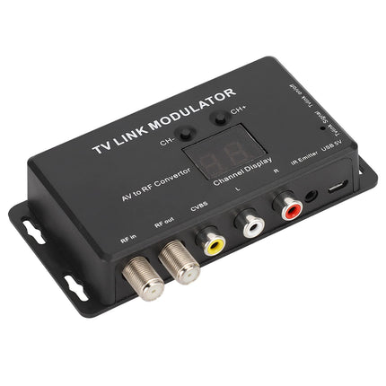 Gugxiom RF HDMI modulaator, HDMI-adapter, UHF modulaator, TV lingi modulaator, UHF modulaator, modulaator AV-RF muundur, IR-pikendus, RF-modulaator telerile, TM70 UHF TV link
