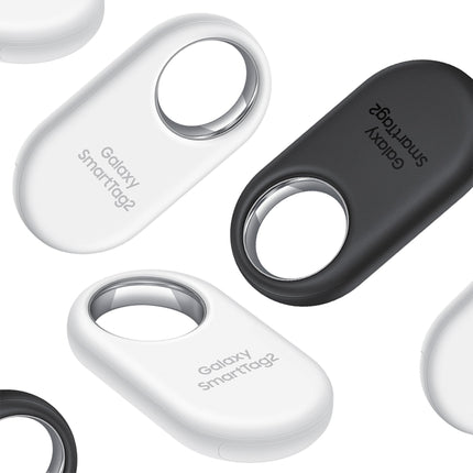 Samsung Galaxy SmartTag2 Bluetooth jälgija, kompassivaade, lähedalasuva otsing, kuni 500 päeva aku tööiga, veekindel, valge (1 pakk)